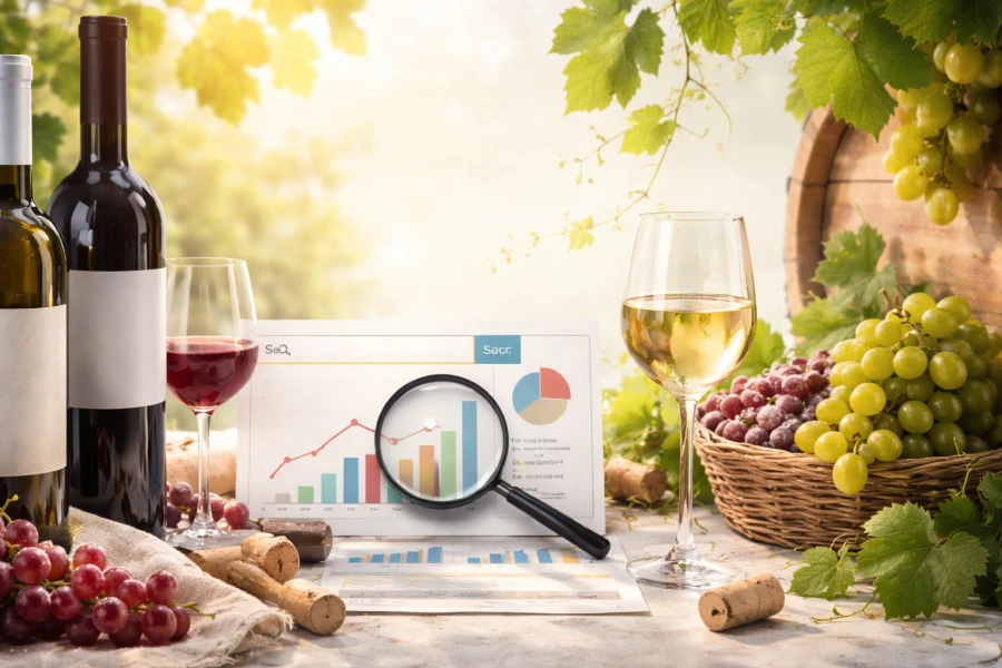 SEO продвижение сайта молдавской винодельни